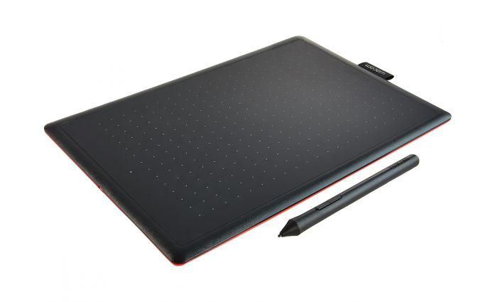 Wacom One by Wacom - Tablette graphique à stylet - Taille medium (Marché EMEA) - Pour dessin, peinture et édition photo via USB - Plug and play