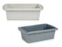 Kinvara Moule en Silicone Platine pour Génoise, 27.5x7.5x16 cm, Gris Clair/Gris Foncé, 1500 ml (Set de 12)