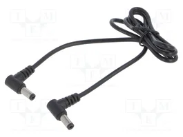 POS Câble d'alimentation DC 0,8m avec 2x prises DC 5,5/2,1 droit