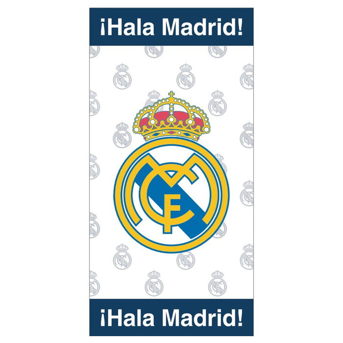 REAL MADRID - Serviette microfibre 70x140 cm - 100% polyester - Équipe de football REAL MADRID - Serviette microfibre 70x140 cm - 100% polyester - Équipe de football