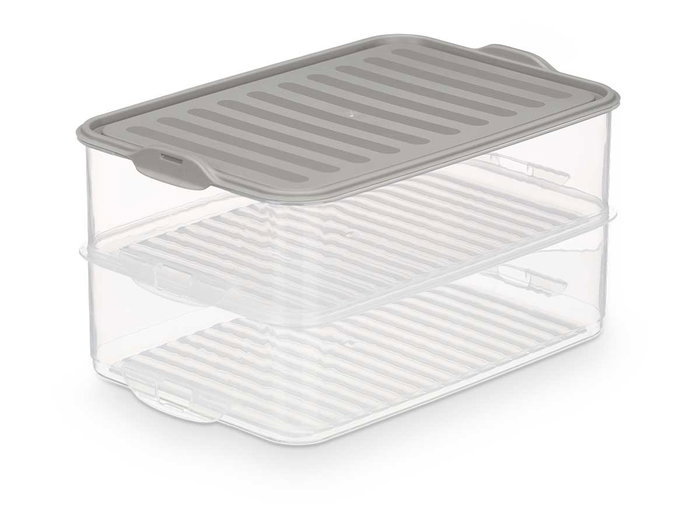 LEKNES Lot de 12 boîtes de rangement à 2 niveaux, 1,6 L, Assortiment de couleurs LEKNES Lot de 12 boîtes de rangement à 2 niveaux, 1,6 L, Assortiment de couleurs