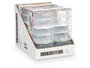 LEKNES Lot de 12 boîtes de rangement à 2 niveaux, 1,6 L, Assortiment de couleurs