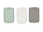 LEKNES Lot de 12 boîtes de rangement à 2 niveaux, 1,6 L, Assortiment de couleurs