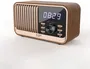 CGV BeBop FM - Radio FM portable Bluetooth avec batterie intégrée - Design vintage en bois
