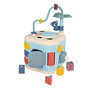 Smoby - Cube d'activités Little - 5 faces avec 13 activités mécaniques - Jouet éducatif en plastique pour bébé à partir de 12 mois - Langue du produit : Espagnol