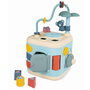 Smoby - Cube d'activités Little - 5 faces avec 13 activités mécaniques - Jouet éducatif en plastique pour bébé à partir de 12 mois - Langue du produit : Espagnol