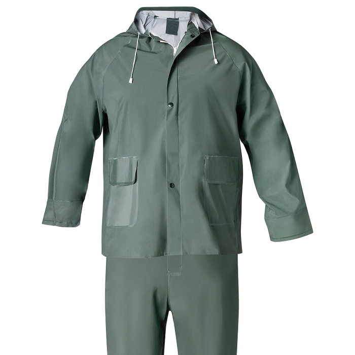 WOLFPACK LINEA PROFESIONAL Tenue imperméable verte en PVC Taille 6-M WOLFPACK LINEA PROFESIONAL Tenue imperméable verte en PVC Taille 6-M