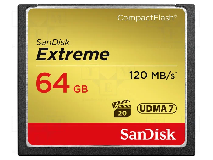 SANDISK Carte mémoire Compact Flash 64GB