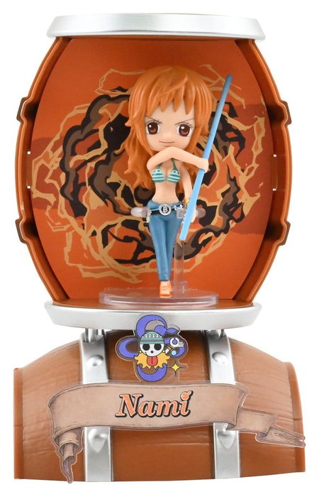 One Piece présentoir boîte-mystère figurines mini Barrel Capsule 9 cm (6)