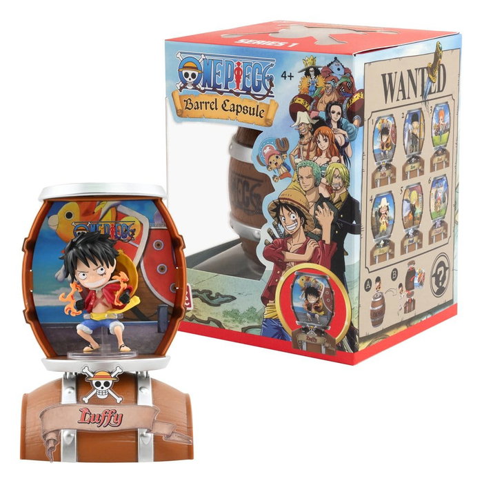 One Piece présentoir boîte-mystère figurines mini Barrel Capsule 9 cm (6)