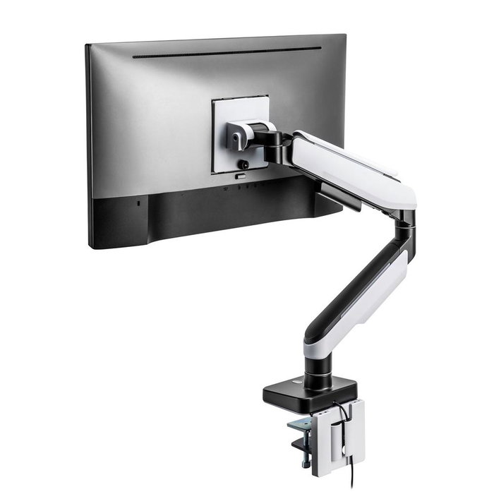 Ewent EW1509 Support mural VESA 75x100 pour moniteur jusqu'à 49 pouces, 20 kg, bras articulé avec lumière RGB, noir