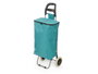 Kinvara Chariot de Courses Isotherme 32 L Turquoise Aluminium Polyester PVC Métal 94x9x34.5 cm (Set de 6)