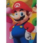 Mario Bros Coussin Carré Double Face Mario et ses amis, Multicouleur
