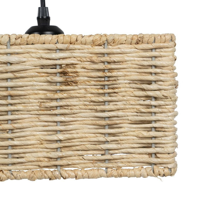 BigBuy Home Suspension Noir Naturel Fer 88 x 17,5 x 65 cm