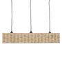 BigBuy Home Suspension Noir Naturel Fer 88 x 17,5 x 65 cm