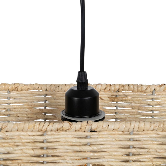 BigBuy Home Suspension Noir Naturel Fer 88 x 17,5 x 65 cm