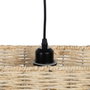 BigBuy Home Suspension Noir Naturel Fer 88 x 17,5 x 65 cm