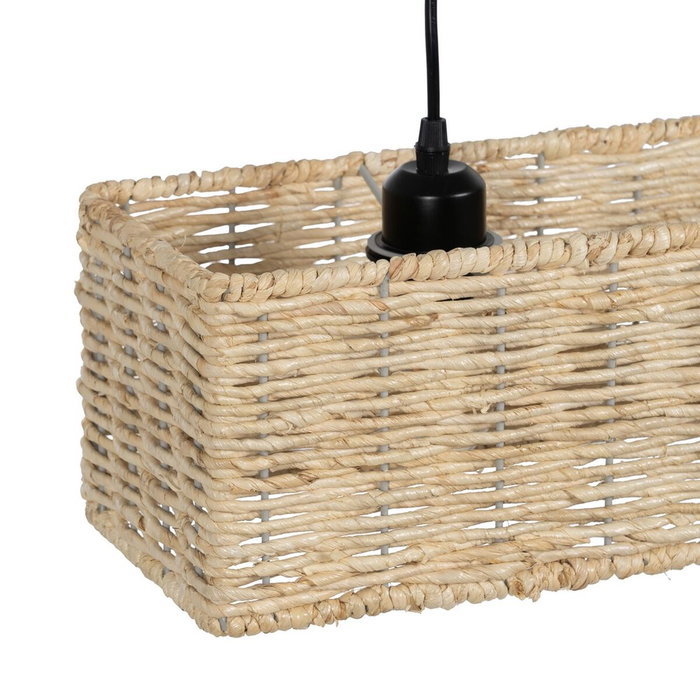 BigBuy Home Suspension Noir Naturel Fer 88 x 17,5 x 65 cm