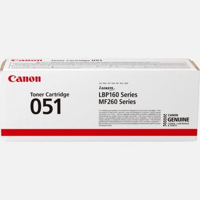 Canon Cartridge 051 Noir - Cartouche d'encre originale - 2168C002 - Compatible avec imprimantes Canon