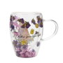 WIDDOP & CO Taza cristal flores secas Rapunzel Princesas Disney