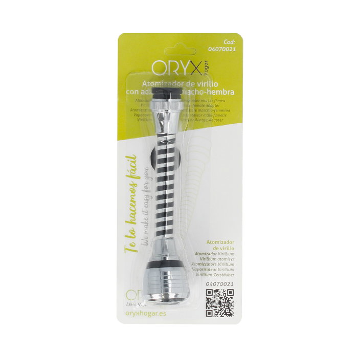 ORYX Atomizador Eco Virilio avec Adaptateur Mâle-Femelle (M-H)