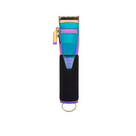 Babyliss Clipper Chamaleonfx Boost+ Grip Noir - Tondeuse de barbe professionnelle avec lame DLC 45 mm, moteur digital 6800 RPM, batterie lithium 3300 mAh et guide de coupe