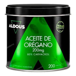 ALDOUS BIO Huile d'origan 200 capsules