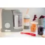 BEABA - Babycook Solo - Robot multifonction 6 en 1 - Cuisson vapeur, mixeur, décongélation et stérilisation - 1100 ml - Gris