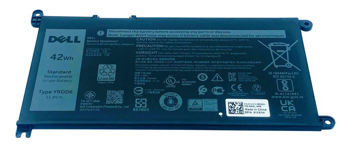 Dell Batterie 42 Wh 3 Cellules Lithium Ion (Polymère) Dell Batterie 42 Wh 3 Cellules Lithium Ion (Polymère)