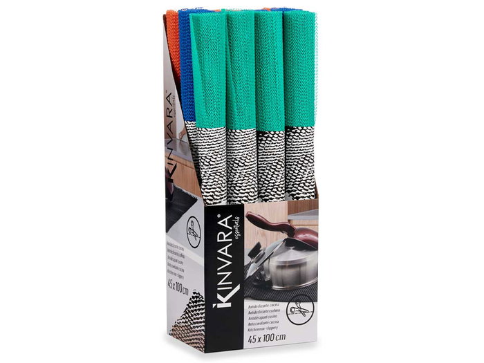 KINVARA Tapis antidérapant assorti couleurs vives 45x100cm