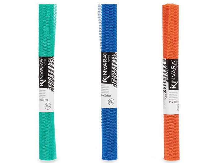 KINVARA Tapis antidérapant assorti couleurs vives 45x100cm