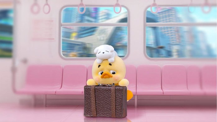Rong Creator Upset Duck Status Display Duck Blind Box figurine 5 cm Display (6)