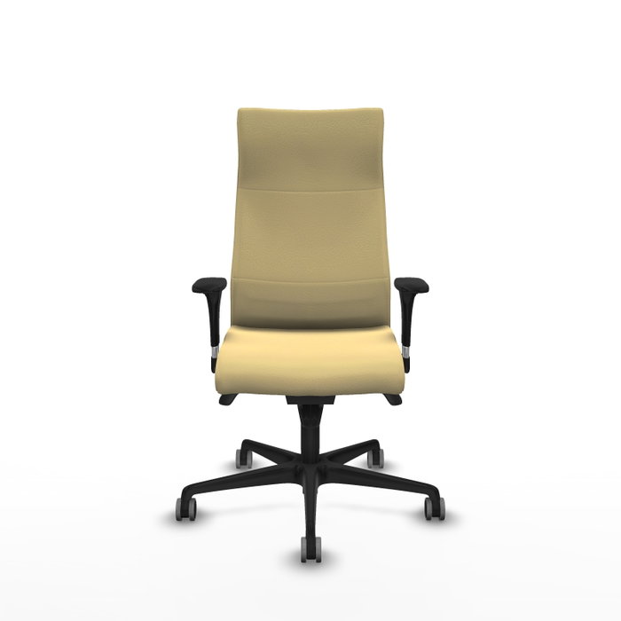 Piqueras Y Crespo Sillón Albacete avec mécanisme Sincro, Similpiel Crème Piqueras Y Crespo Sillón Albacete avec mécanisme Sincro, Similpiel Crème