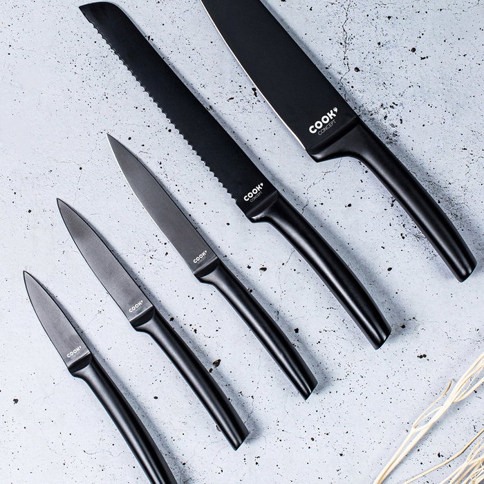 Cook Concept Cuchillo Negro Hoja 7,5 cm