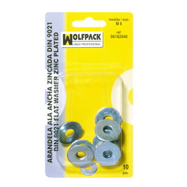 WOLFPACK LINEA PROFESIONAL Blister de 20 rondelles à bord large DIN9021 M06