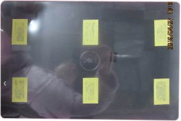 Dell Capot arrière d'écran LCD avec caméra RGB et antenne WWAN