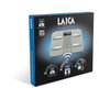Laica Báscule de Bain Bluetooth avec Analyse de Composition Corporelle, Argenté, 180 kg