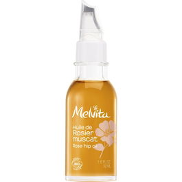 Melvita - Huile Hydratante & Réparatrice Visage et Corps à la Rose Biologique, 50 ml, Flacon Testeur