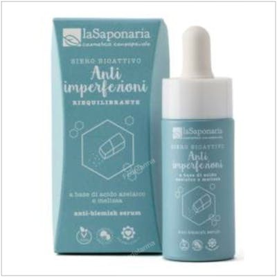 LA SAPONARIA Serum Bioactif Anti-imperfections Rééquilibrant 15 ml - Peau à tendance acnéique LA SAPONARIA Serum Bioactif Anti-imperfections Rééquilibrant 15 ml - Peau à tendance acnéique