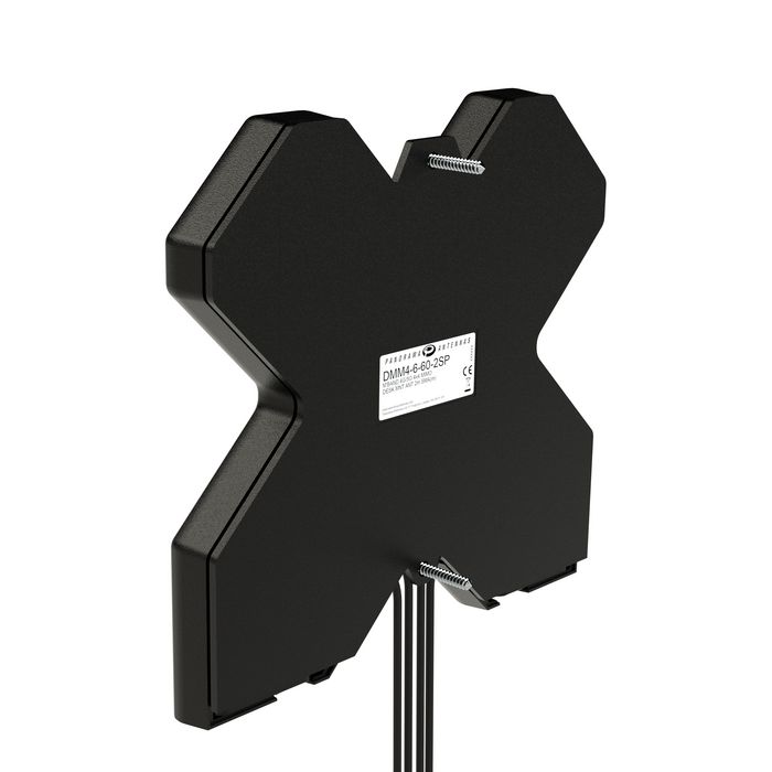 Panorama Antennas Antenne portable DMM4 4G/5G LTE Cat18/20, 4x4 MiMo, gain <5dBi, 50 Ohm, 4 connecteurs SMA, pour montage bureau/fenêtre/mur (185x184x23 mm)