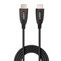 Lindy - Câble HDMI 2.1 Fibre Optique Hybride 8K60 HDR 48Gbps 20m, Supporte Dolby Vision, eARC, VRR pour Home Cinéma et Gaming