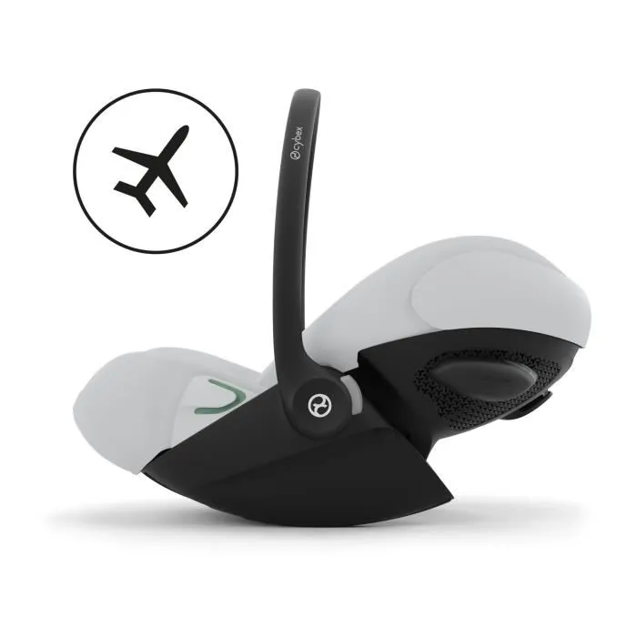 CYBEX Cloud G i-Size - Siège auto groupe 0+ (Naissance-13kg/87cm) - Coque pivotante, réducteur inclus, homologué R129/03 - ADAC 1.8 (Fog Grey)