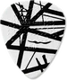 DUNLOP Pack de 24 médiators Signature EVH Frankenstein blancs - 0,60 mm