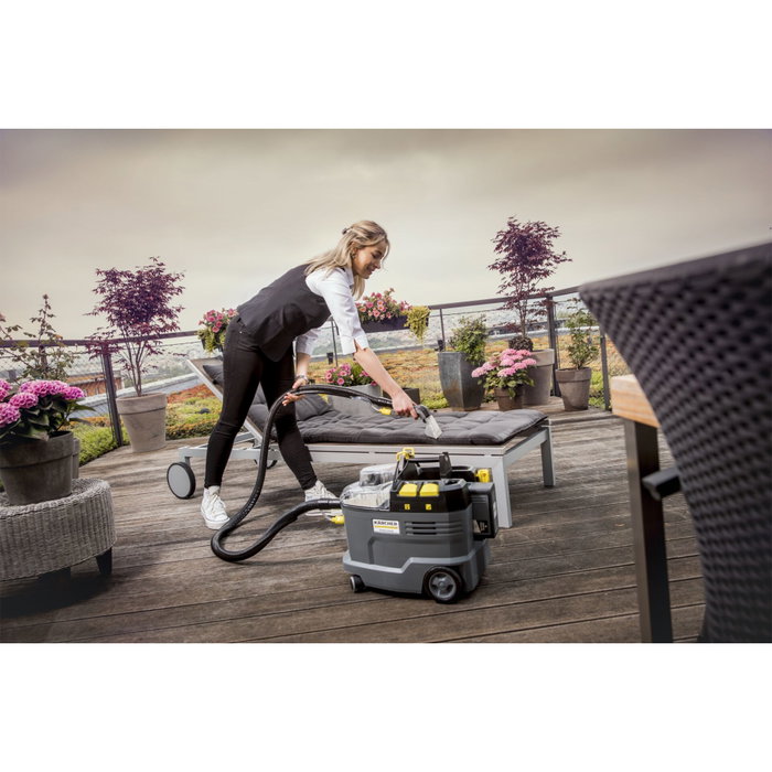 Kärcher Puzzi 9/1 Bp Adv Nettoyeur par injection-extraction sans fil