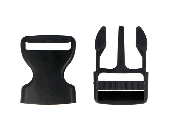 Innspiro Lot de 3 fermoirs doubles en plastique noir 32,8 mm Innspiro Lot de 3 fermoirs doubles en plastique noir 32,8 mm