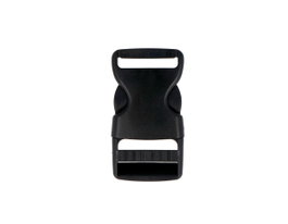 Innspiro Lot de 3 fermoirs doubles en plastique noir 32,8 mm
