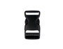 Innspiro Lot de 3 fermoirs doubles en plastique noir 32,8 mm
