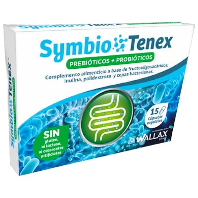 Wallax Farma Symbiotenex 15 Capsules – Complément Probiotique Wallax Farma Symbiotenex 15 Capsules – Complément Probiotique
