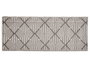 GIFTDECOR Tapis Rombos Blanc Gris 60 x 150 cm (Set de 24)