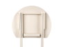 Giftdecor Table d'appoint pliante grise 58x51x42 cm en bois